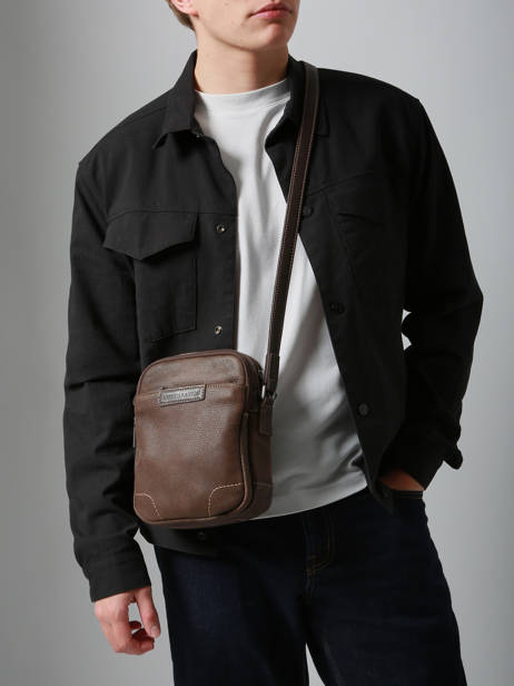 Cross Body Tas Joseph Leder Arthur & aston Bruin marco 8 ander zicht 1