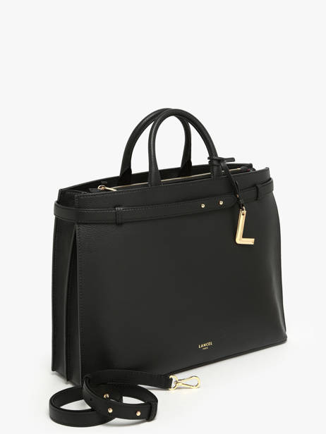 Handtas Faubourg Leder Lancel Zwart faubourg A13792 ander zicht 2