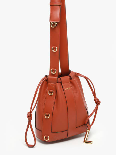 Cross Body Tas Elles Leder Lancel Rood elles A13979 ander zicht 2