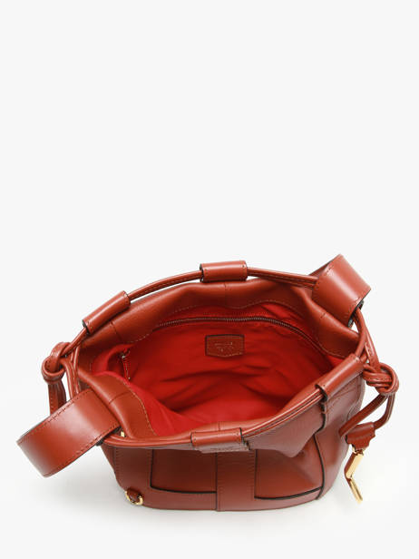 Cross Body Tas Elles Leder Lancel Rood elles A13979 ander zicht 3