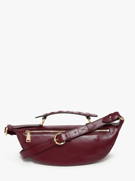 Cross Body Tas S Origami Leder Lancel Violet origami A12527 ander zicht 4