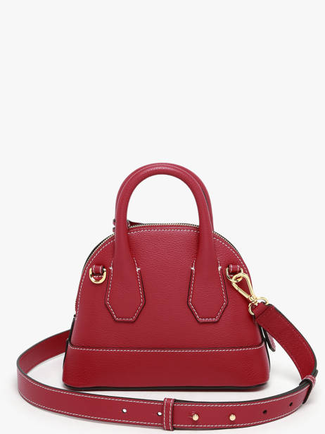 Cross Body Tas Belleville Leder Lancel Rood belleville A13735 ander zicht 4