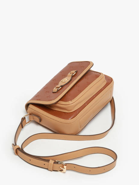 Cross Body Tas Embossed Lulu castagnette Bruin embossed ZAIDOU ander zicht 2