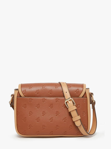 Cross Body Tas Embossed Lulu castagnette Bruin embossed ZAIDOU ander zicht 4