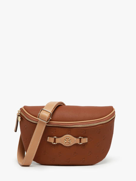 Heuptasje Lulu castagnette Bruin embossed YUTH