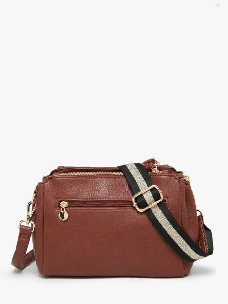 Cross Body Tas Soft Lulu castagnette Bruin soft YAMINA ander zicht 3