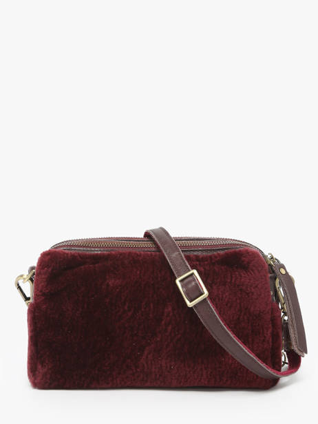 Cross Body Tas Vintage Leder Mila louise Bruin vintage 2367XFUC ander zicht 4