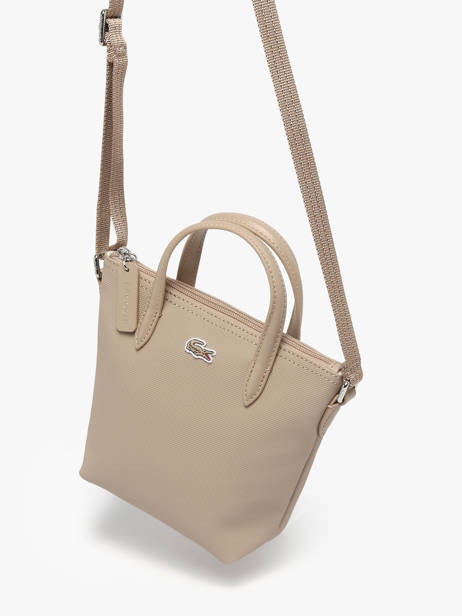 Cross Body Tas L.12.12 Concept Lacoste Beige l.12.12 concept NF2609PK ander zicht 2