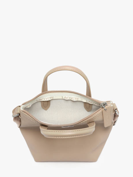 Cross Body Tas L.12.12 Concept Lacoste Beige l.12.12 concept NF2609PK ander zicht 3