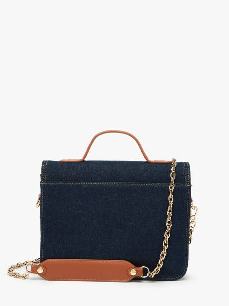 Cross Body Tas Melle George Denim Brut Paul marius Blauw denim brut GEOR2DEB ander zicht 4