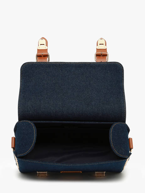 Cross Body Tas L'artisan Denim Brut Paul marius Blauw denim brut ARTI2DEB ander zicht 3