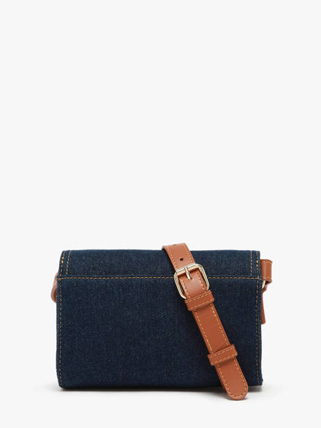 Cross Body Tas Le Mini Indispensable Denim Brut Paul marius Blauw denim brut MINIDEB ander zicht 3