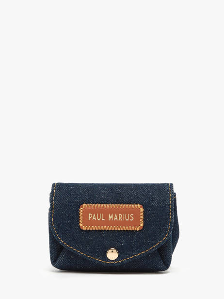 Portemonnee Gustave Denim Brut Paul marius Blauw denim brut GUSTADEB
