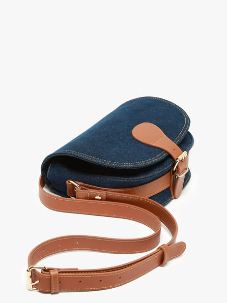 Cross Body Tas Le Bohémien Denim Brut Paul marius Blauw denim brut BOHEMDEB ander zicht 2