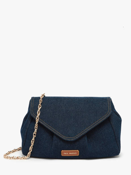 Cross Body Tas Le Suzon M Denim Brut Paul marius Blauw denim brut SUZM2DEB