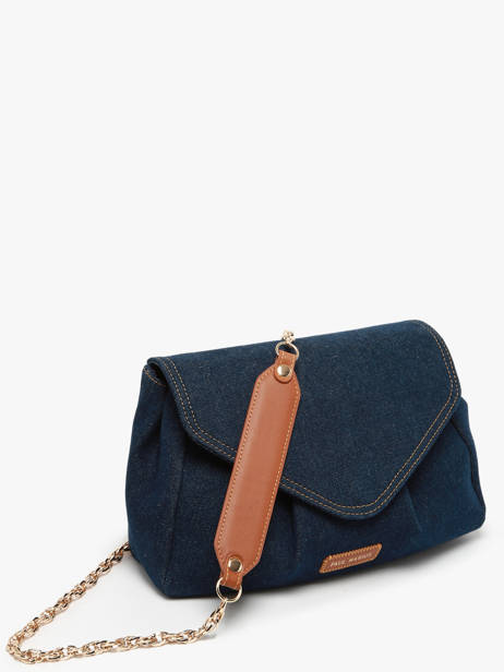 Cross Body Tas Le Suzon M Denim Brut Paul marius Blauw denim brut SUZM2DEB ander zicht 2