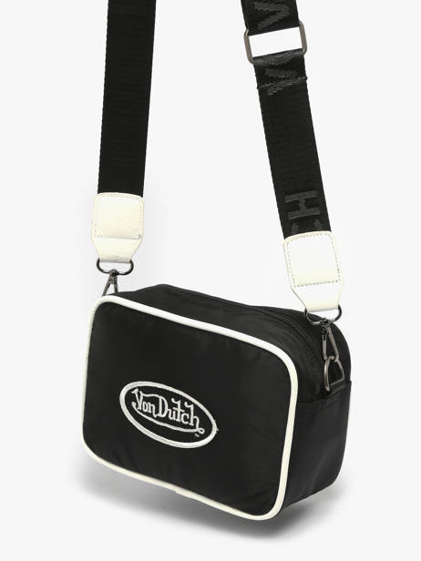 Cross Body Tas Mell Nylon Von dutch Zwart bags MELL ander zicht 2
