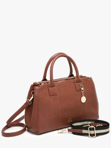 Handtassen Soft Lulu castagnette Bruin soft YAEL ander zicht 2