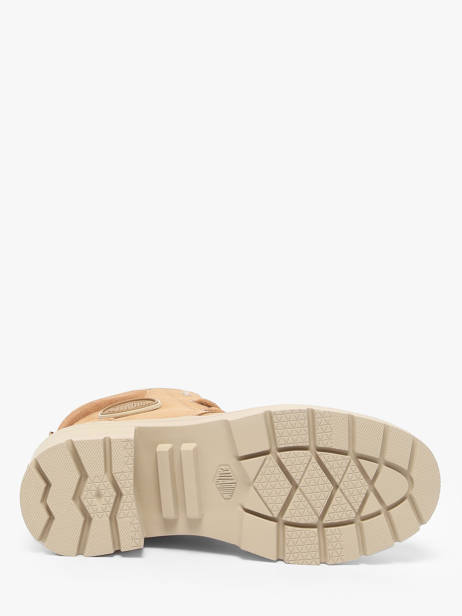 Enkellaarsjes Met Hak Uit Leder Palladium Bruin women 99527254 ander zicht 5