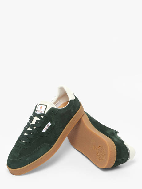 Sneakers Uit Leder Faguo Groen men 24CG0211 ander zicht 2