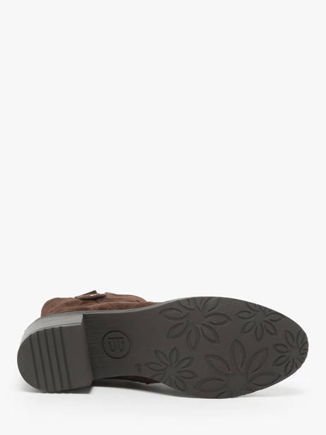 Enkellaarsjes Met Hak Uit Leder Tt. bagatt Bruin women 14006100 ander zicht 5