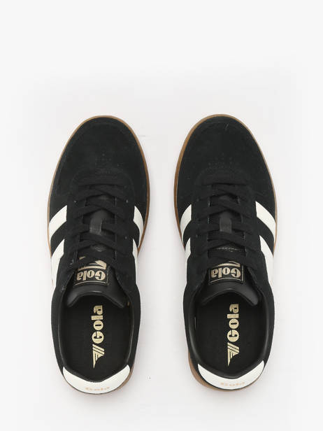 Sneakers Grandslam Uit Leder Gola Zwart women CLA589 ander zicht 4