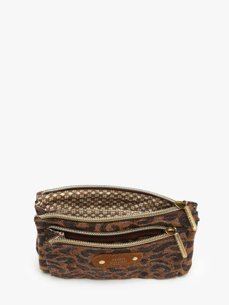 Portemonnee Mila louise Bruin jn 23690JN1 ander zicht 1