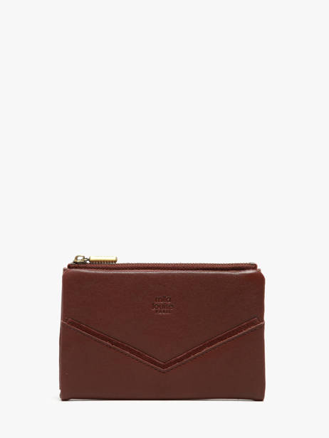 Portefeuille Leder Mila louise Beige vintage 3760C