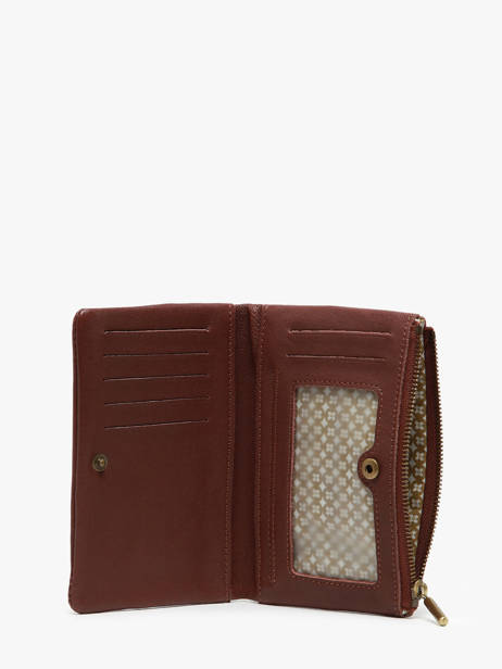 Portefeuille Leder Mila louise Beige vintage 3760C ander zicht 1