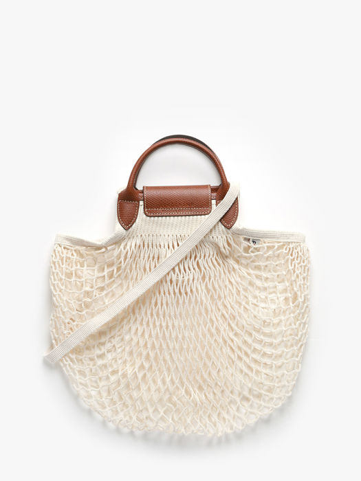 Longchamp Le pliage filet Schoudertas Beige
