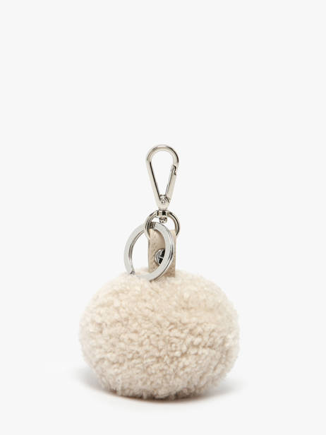 Sleutelhanger Shearling Pompom Leder Nathan baume Beige nathan 200N