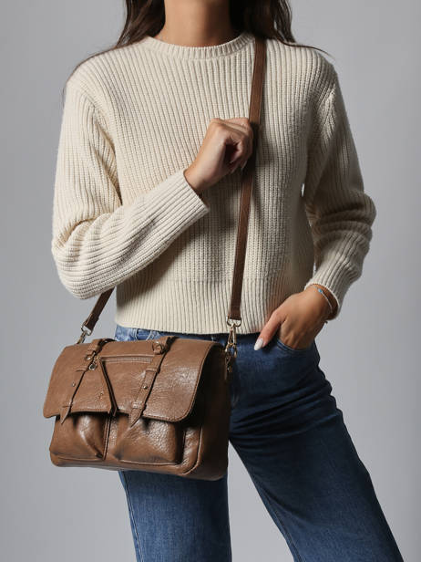 Cross Body Tas Bride Lulu castagnette Bruin bride ZAYANN ander zicht 1