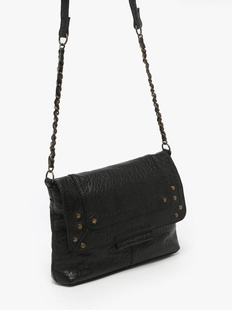 Cross Body Tas Felizia Leder Pieces Zwart felizia 17116820 ander zicht 2