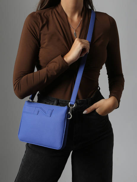Cross Body Tas Milano Leder Nathan baume Blauw n city 3 ander zicht 1