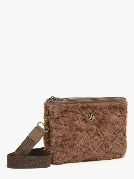 Cross Body Tas Doudou Le voyage en panier Bruin doudou AHP253 ander zicht 2