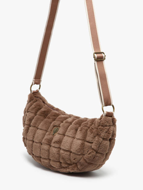 Cross Body Tas Quadri Le voyage en panier Bruin quadri AHP269 ander zicht 2