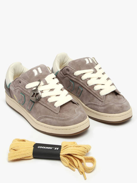 Sneakers Uit Leder Coolway Grijs men 8693711 ander zicht 1