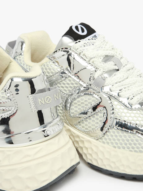 Boots Uit Leder No name Zilver women CRDD04AL ander zicht 2