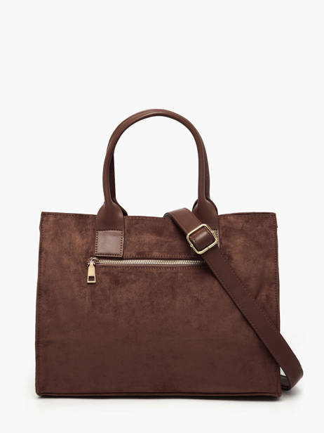 Handtas A4 Formaat Stud David jones Bruin stud CM7868 ander zicht 4