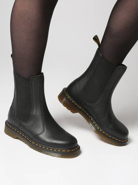 Chelsea Boots 2976 Uit Leder Dr martens Zwart women 41404001 ander zicht 1
