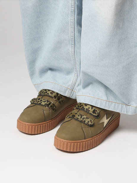 Sneakers Aby Vanessa wu Groen women BK2714NR ander zicht 1