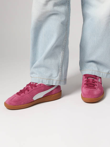 Sneakers Uit Leder Puma Roze women 39646372 ander zicht 1