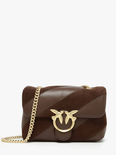 Cross Body Tas Love Bag Puff Pinko Bruin love bag puff A2JY