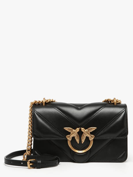 Cross Body Tas Love Bag Icon Pinko Zwart love bag icon 4550A2OS