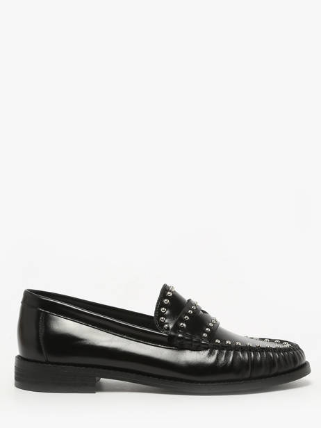 Mocassins Uit Leder Inuovo Zwart women LFG005