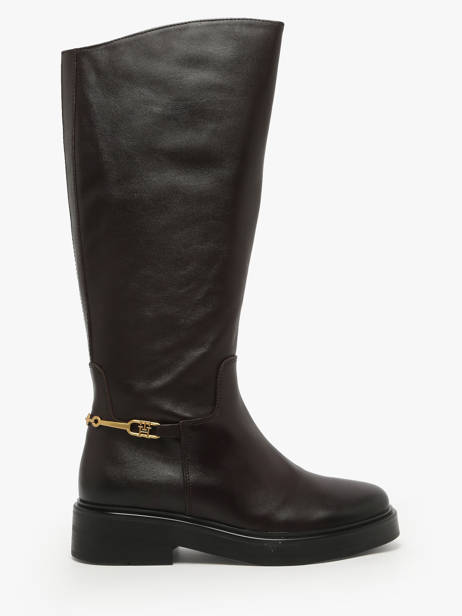 Laarzen Uit Leder Tommy hilfiger Bruin women 8863GR8