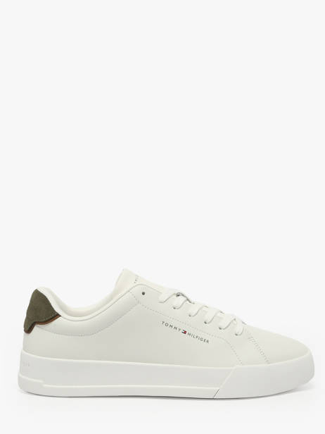 Sneakers Uit Leder Tommy hilfiger Wit men 53670K4