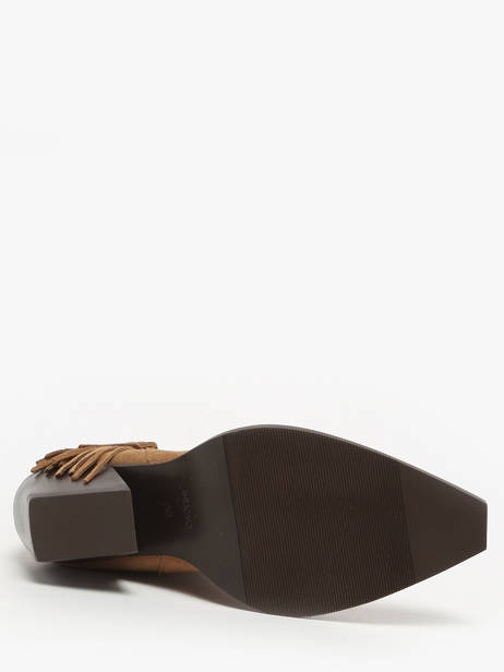 Santiago Laarzen Met Hak Uit Leder Inuovo Bruin women B50014 ander zicht 4