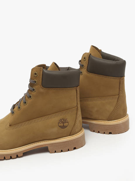 Enkellaarzen Uit Leder Timberland Groen men 2P6WA5D1 ander zicht 2