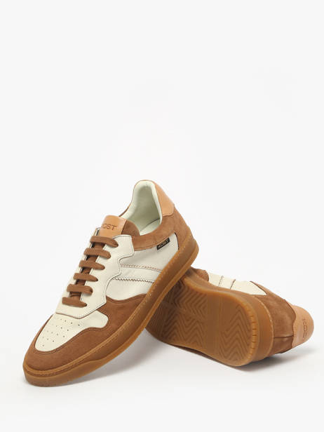 Sneakers Uit Leder Kost Beige men LEGENDVM ander zicht 2